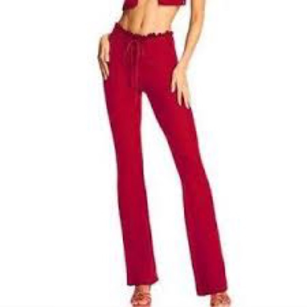 I.AM.GIA Red Flare Pants